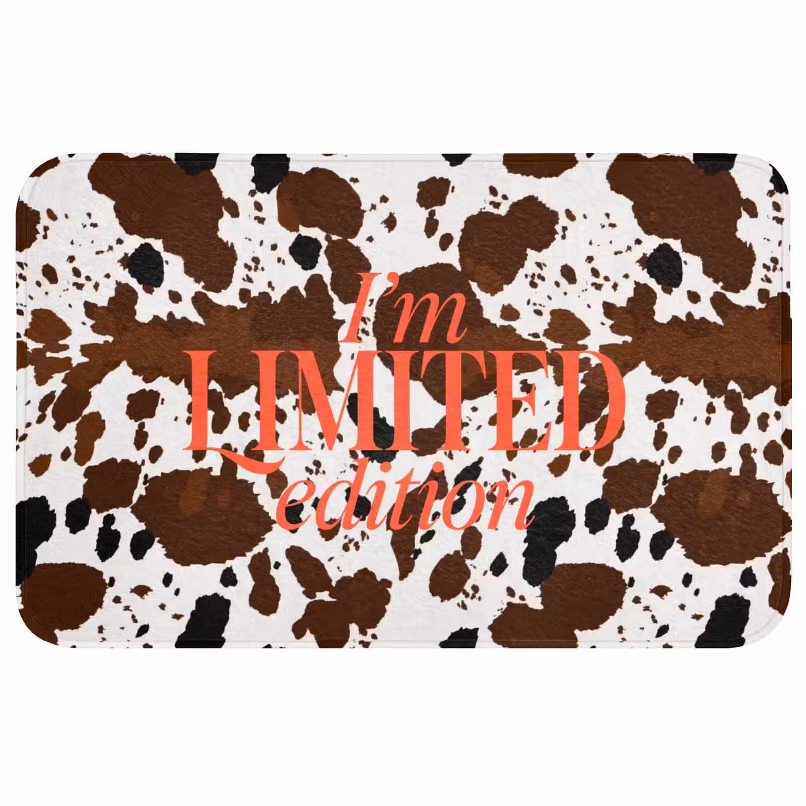 Badmat - Koeienprint - Limited edition - Rood — 1
