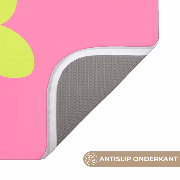 Badmat - Bonjour - Roze - Fel groen — 3