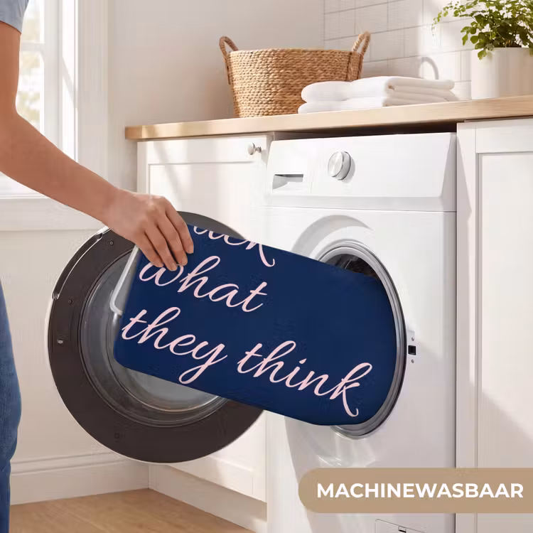 Badmat - Fuck what they think - Blauw - Cursief — 7