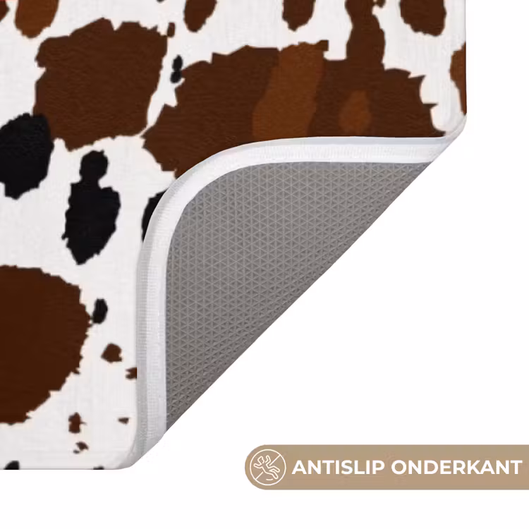 Badmat - Koeienprint - Limited edition - Rood — 3
