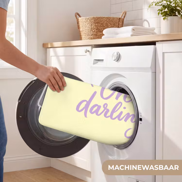Badmat - Oh darling - Geel - Hart — 7