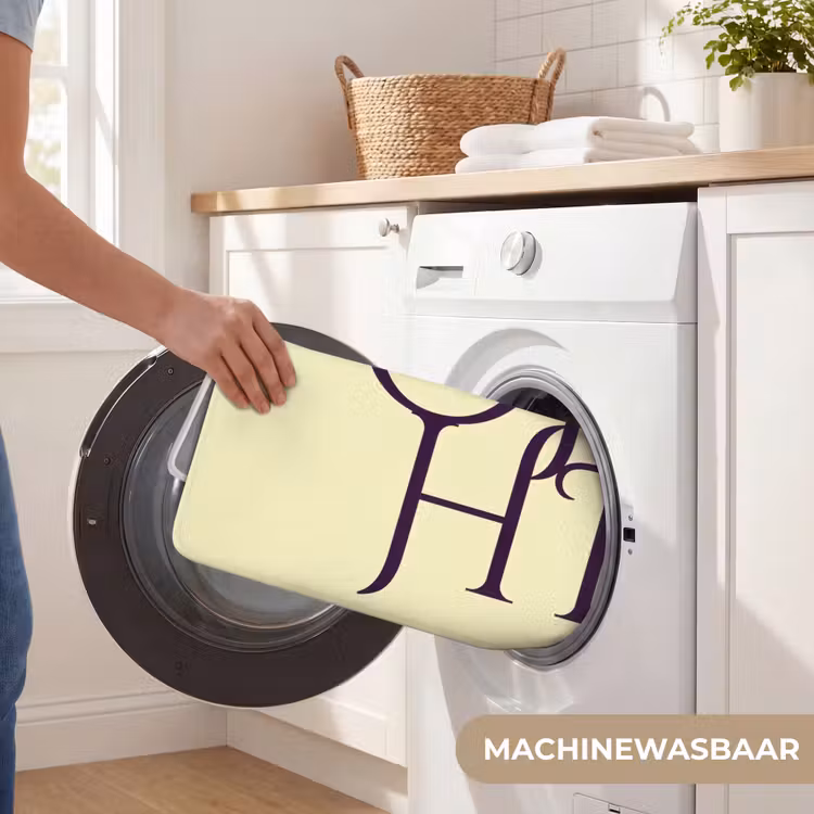 Badmat - Oh hi - Geel - Monogram — 7