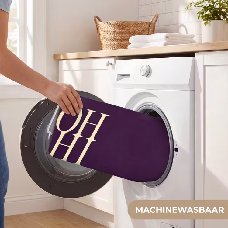 Badmat - Oh hi - Paars - Cursief — 7