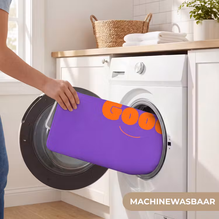 Badmat - See the good - Oranje - Paars - Smiley — 7