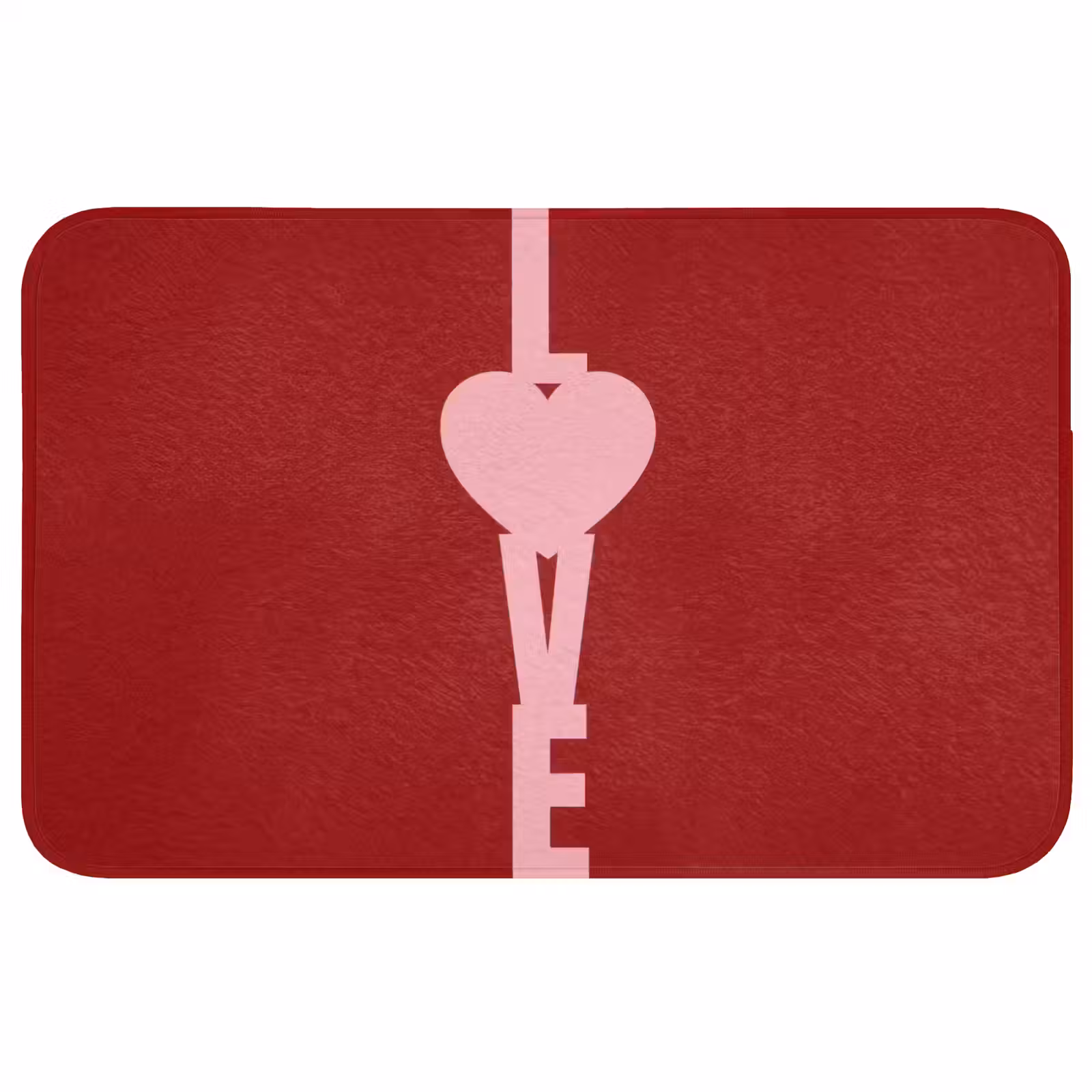 Badmat - Love - Hart - Rood — 1