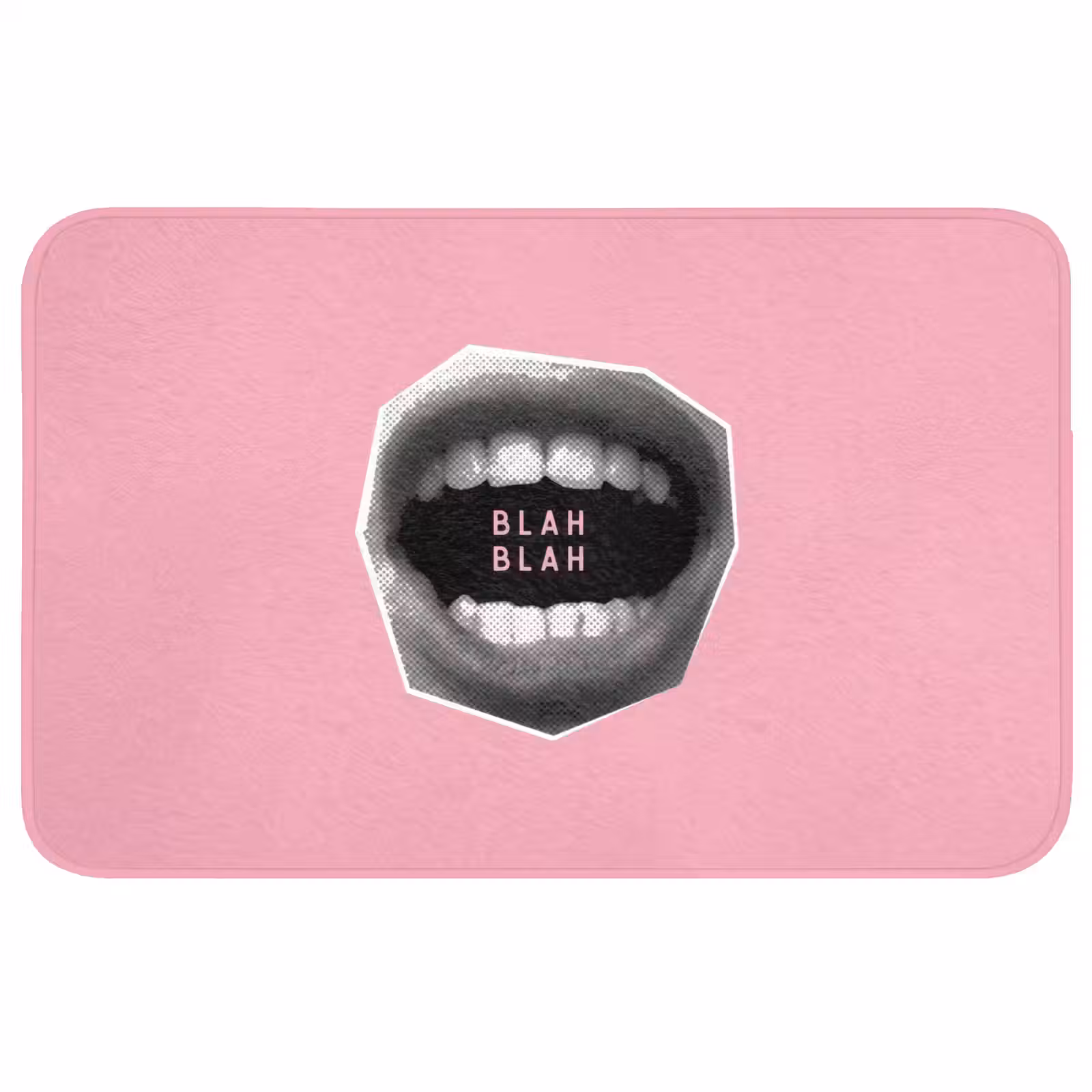 Badmat - Mond - BLAH BLAH - Roze — 1