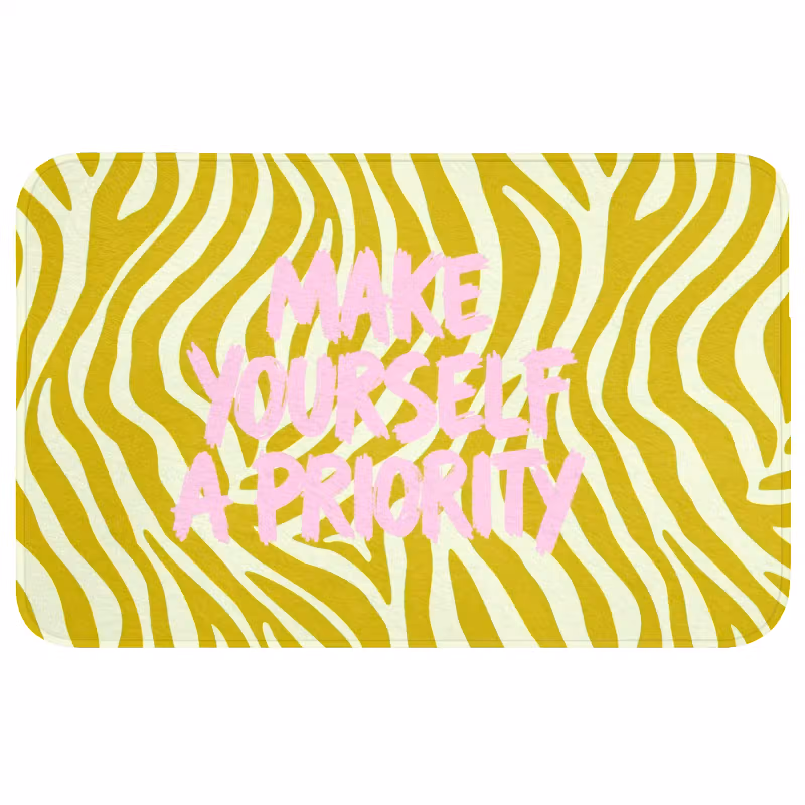 Badmat - Zebraprint - Priority - Roze — 1