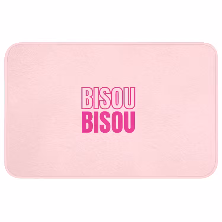 Badmat - Bisou - Roze - Minimalistisch — 1