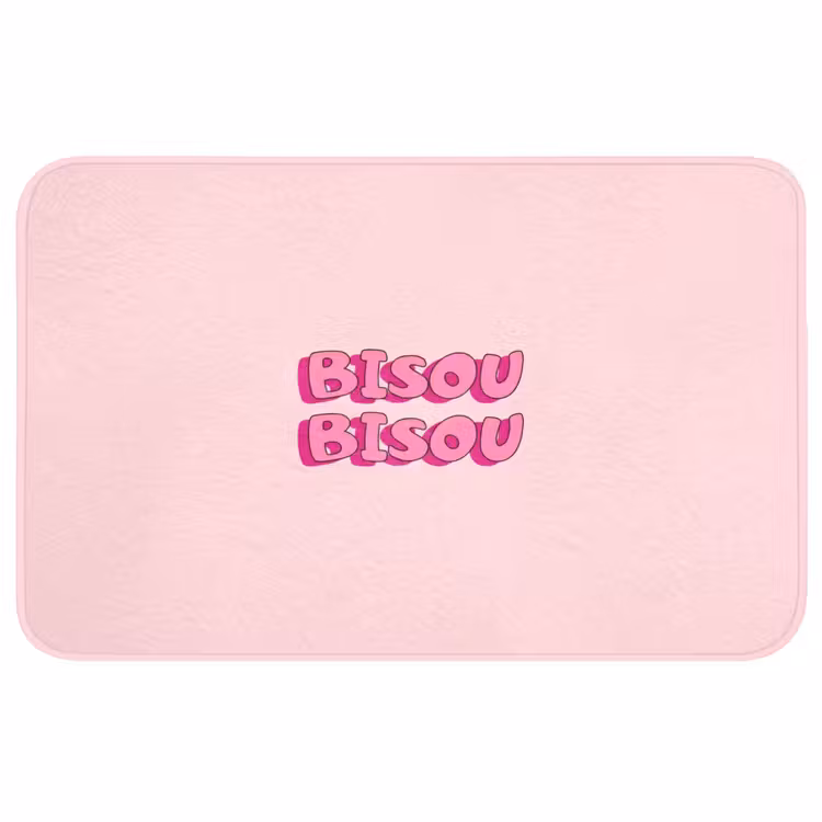 Badmat - Bisou - Roze - Schaduw — 1