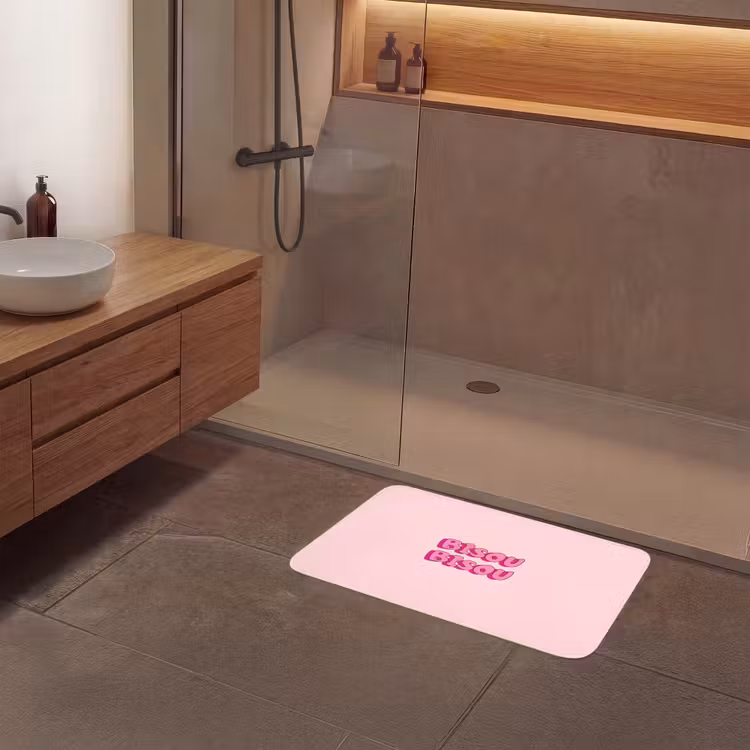 Badmat - Bisou - Roze - Schaduw — 6