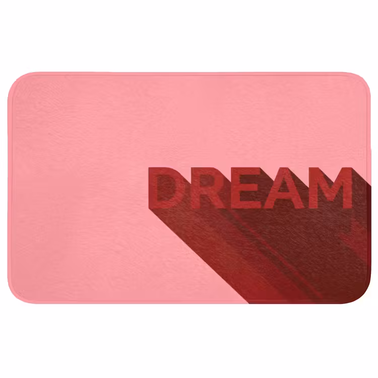 Badmat - Dream - 3D - Rood - Roze — 1