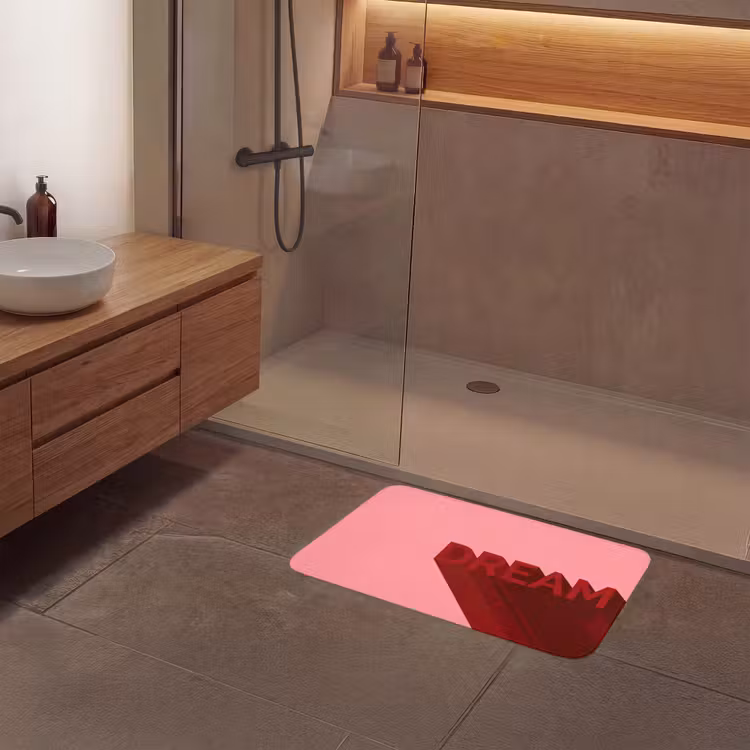 Badmat - Dream - 3D - Rood - Roze — 6