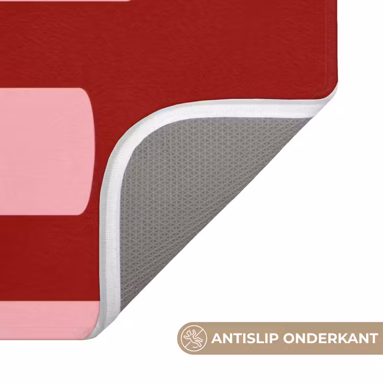 Badmat - Love - Rood - Blokletters — 3