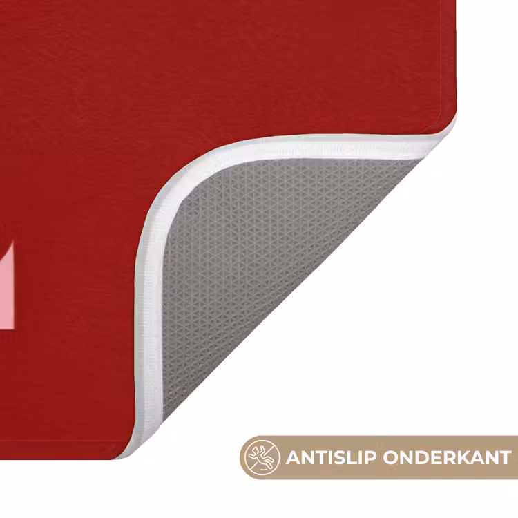 Badmat - Love - Rood - Hatjes — 3