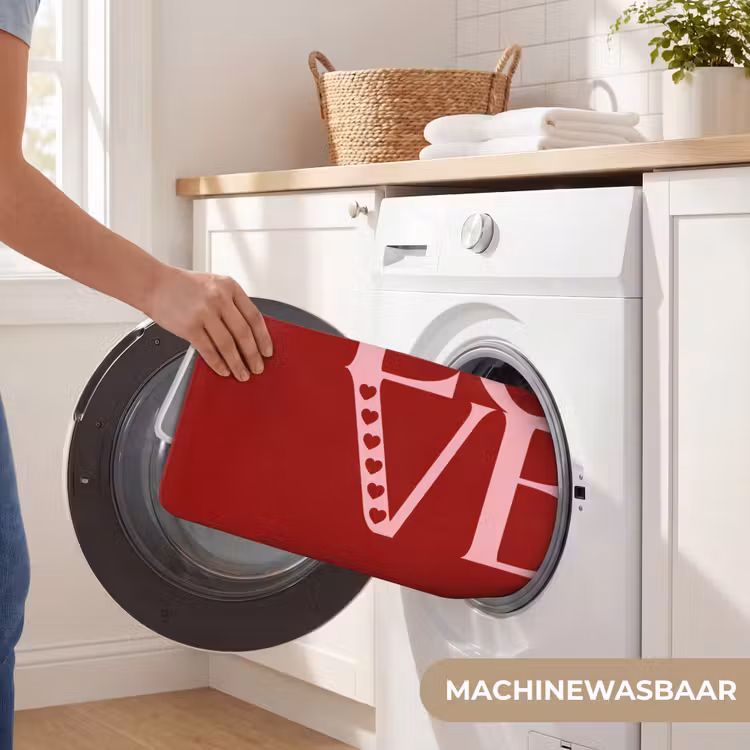 Badmat - Love - Rood - Hatjes — 7