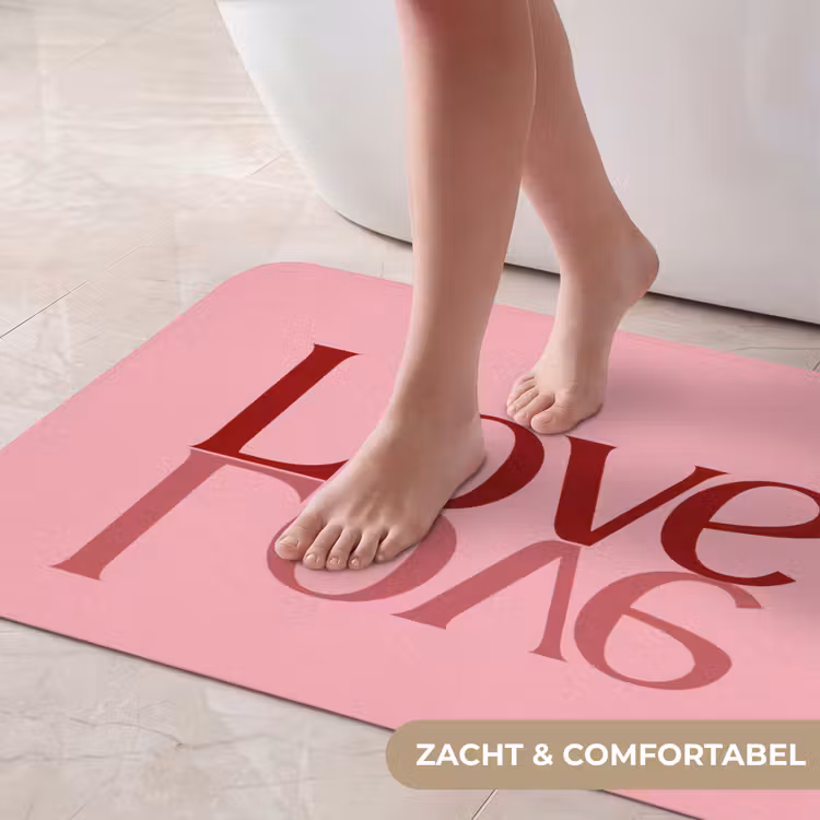 Badmat - Love - Roze - Spiegeling — 5