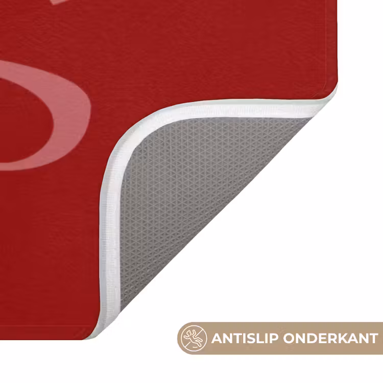 Badmat - Love - Spiegeling - Rood — 3