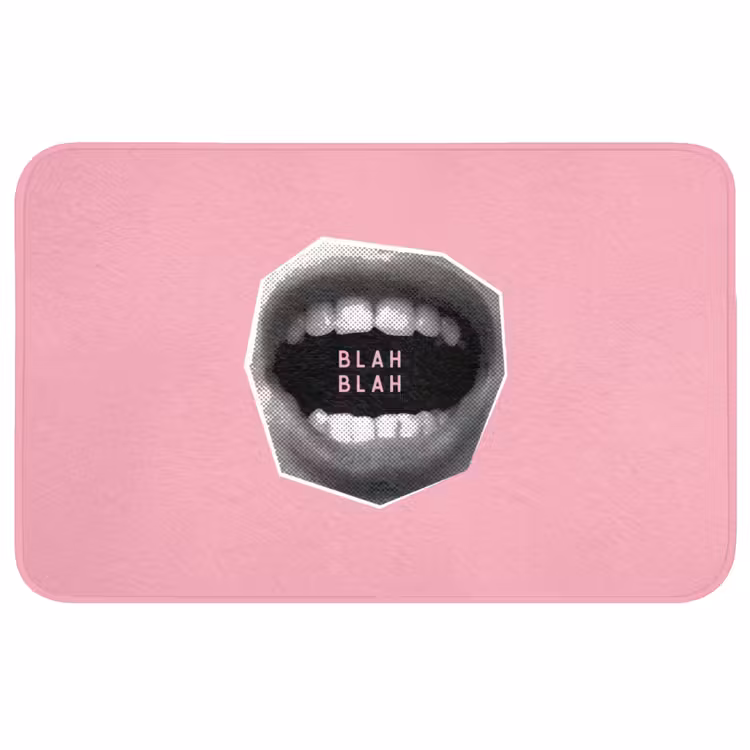 Badmat - Mond - BLAH BLAH - Roze — 1