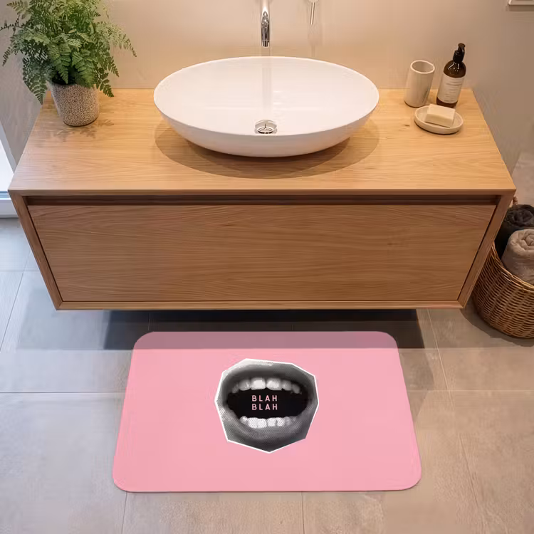 Badmat - Mond - BLAH BLAH - Roze — 2