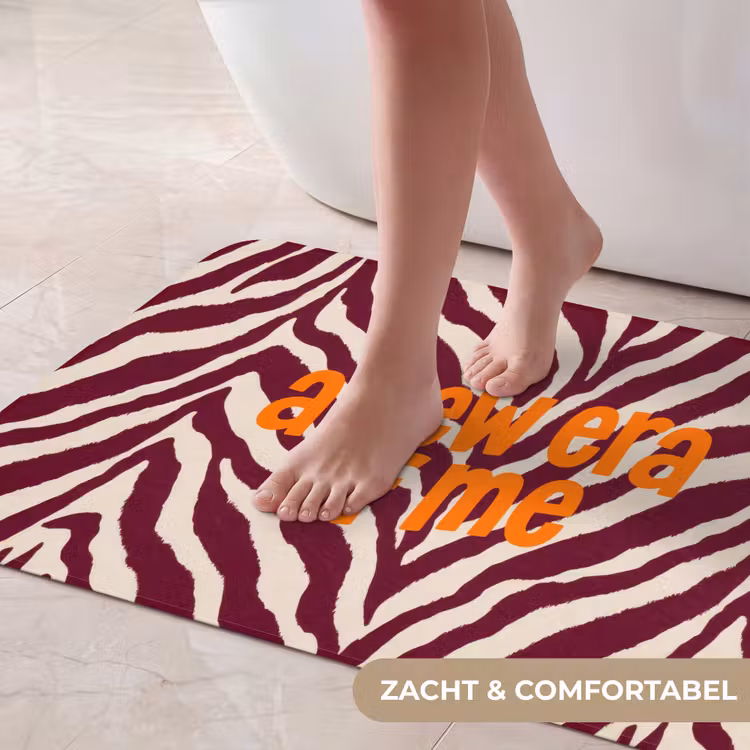 Badmat - New era - Bordeaux - Zebraprint — 5