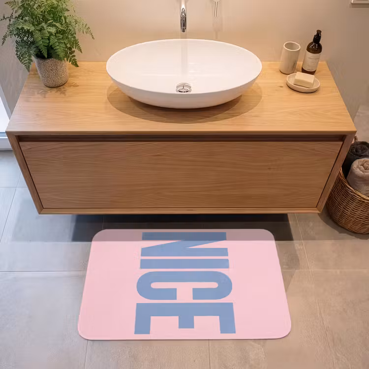 Badmat - Nice - Paars - Roze — 2