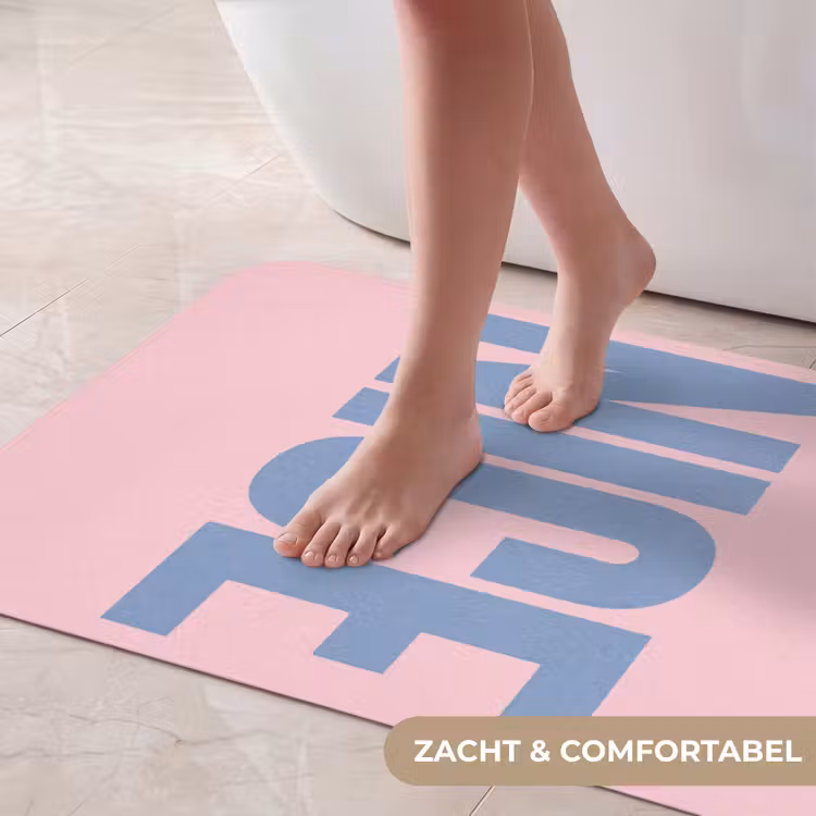 Badmat - Nice - Paars - Roze — 5