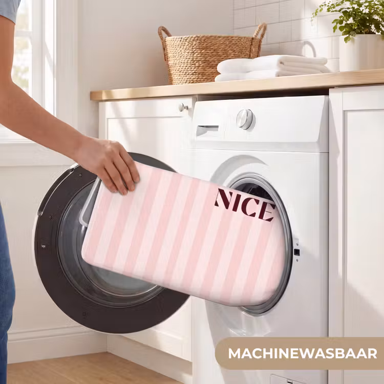 Badmat - Nice - Strepen - Roze — 7