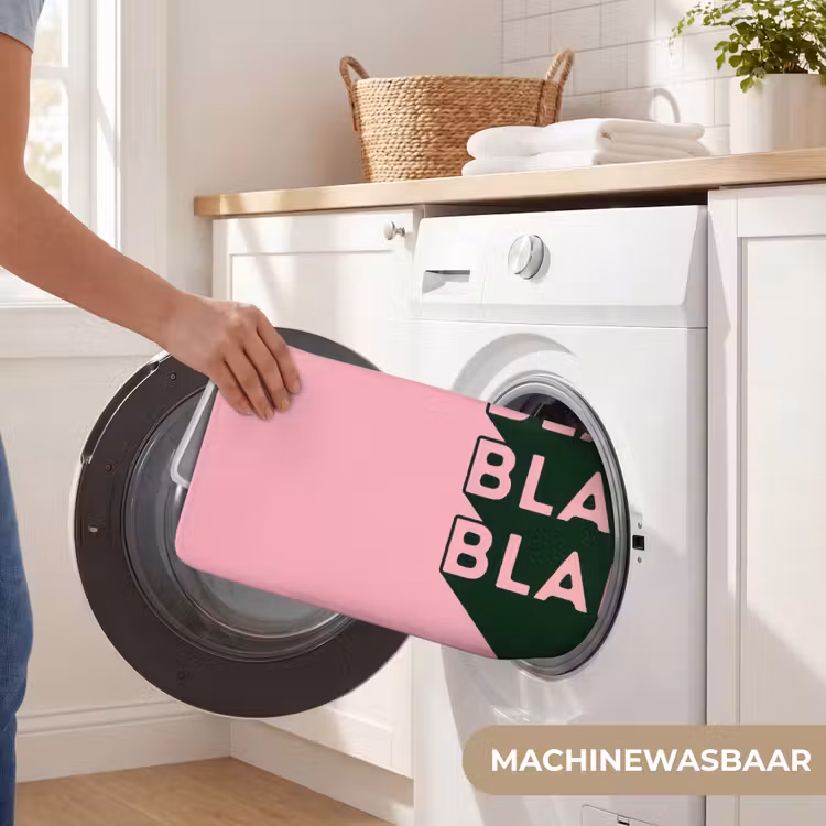Badmat - Tekst - Grafisch - Groen - Schaduw — 7