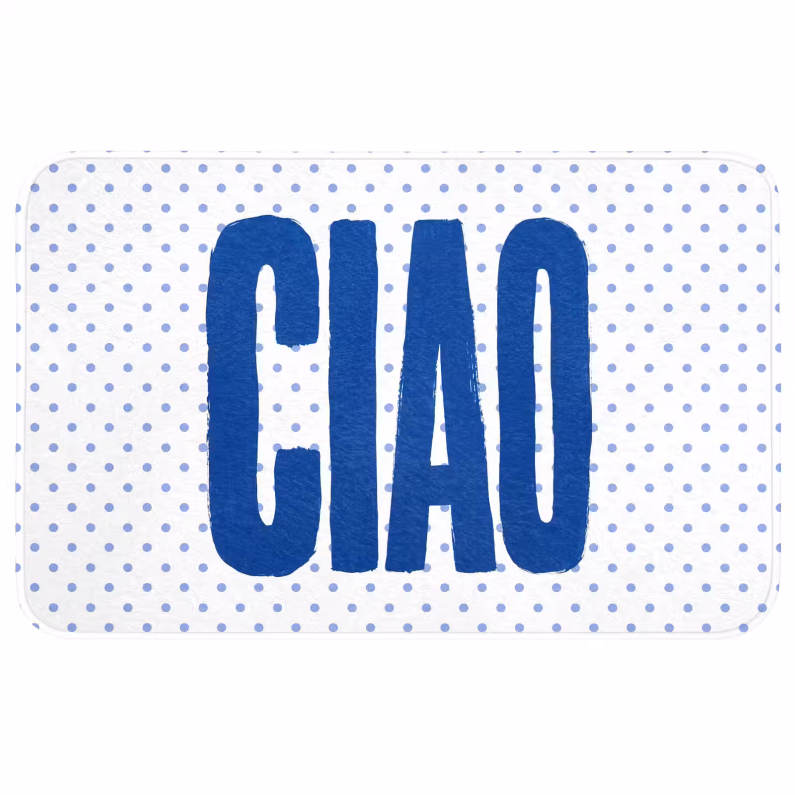 Badmat - Ciao - Blauw - Stippen — 1