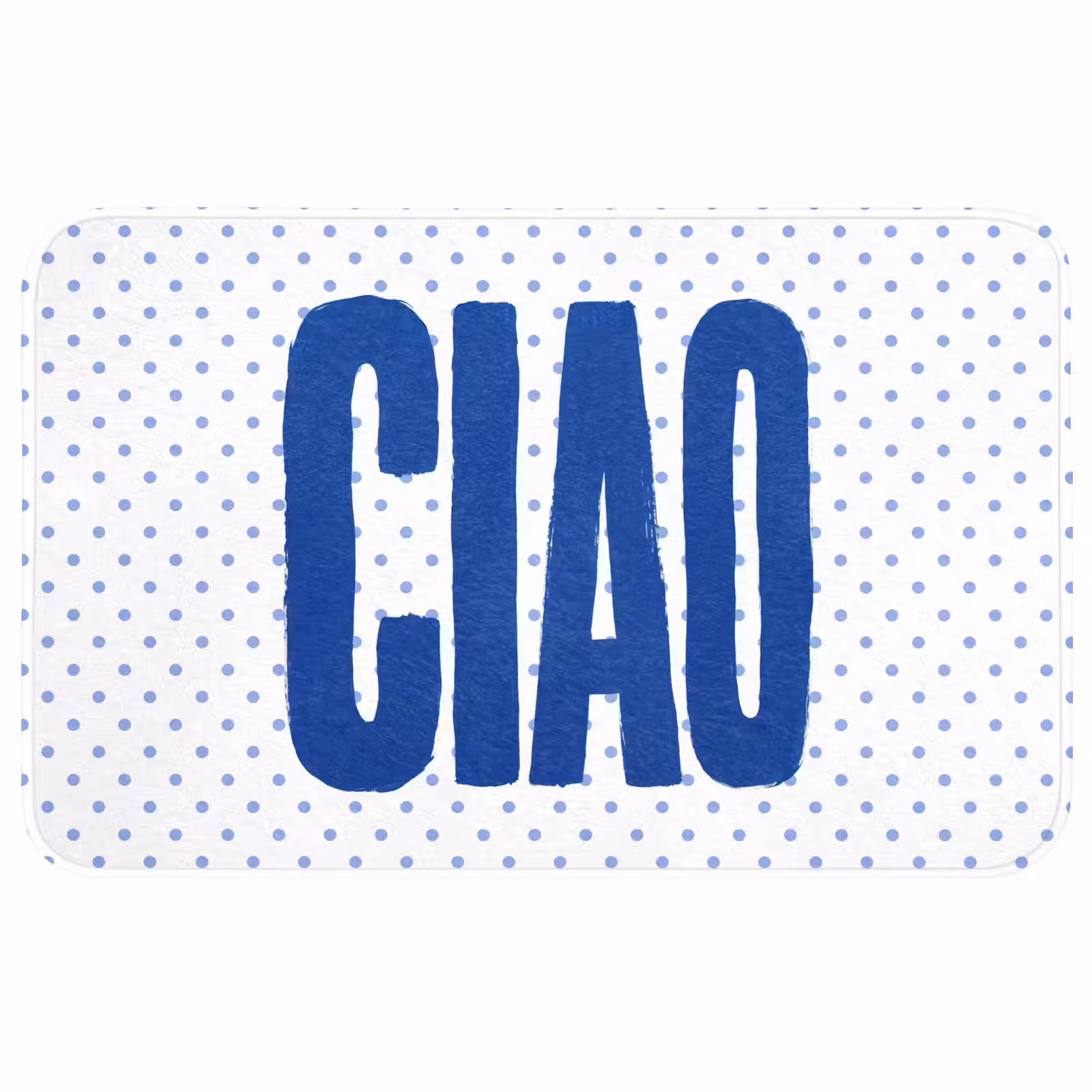 Badmat - Ciao - Stippen - Roze - Wit — 1