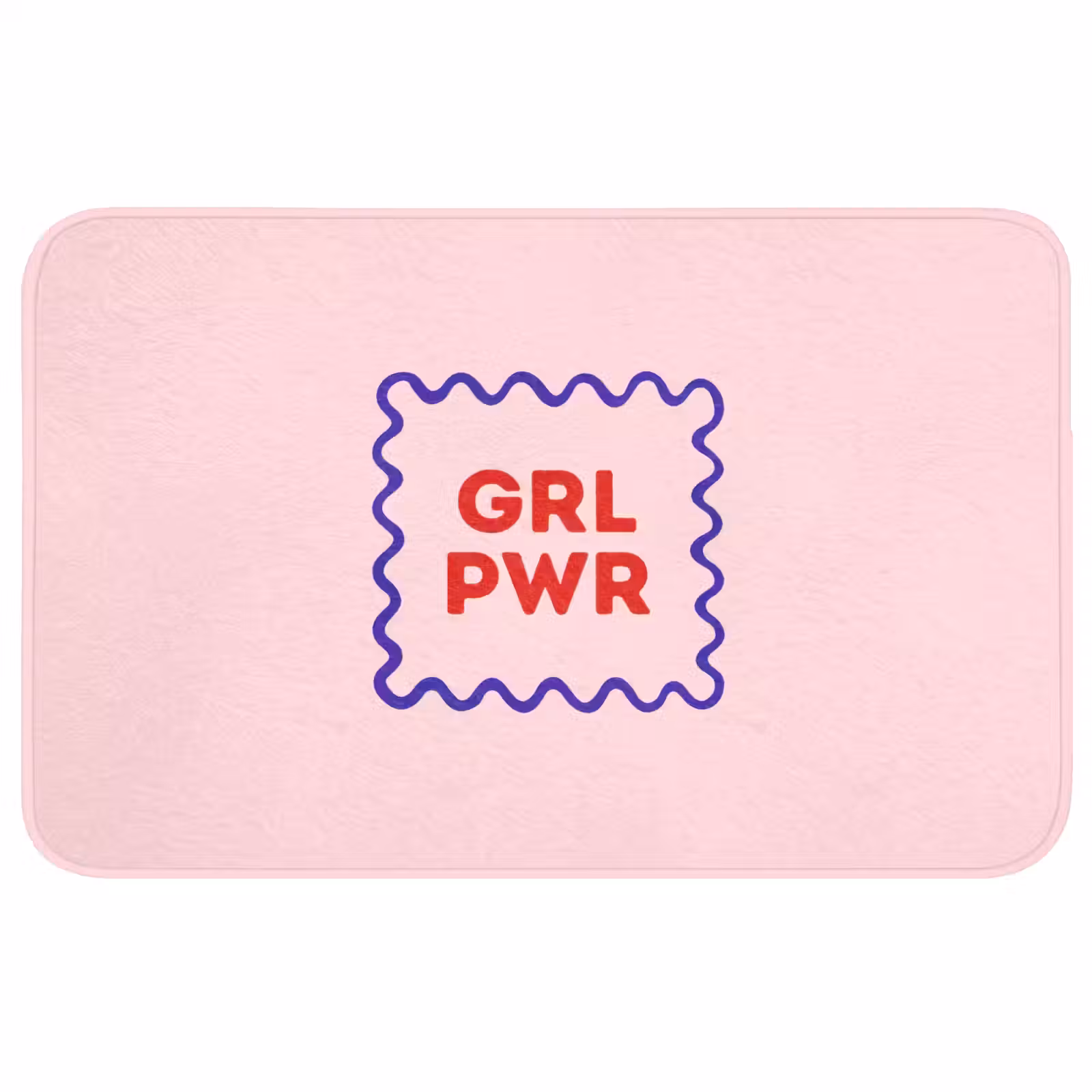Badmat - Grl pwr - Roze - Kader — 1