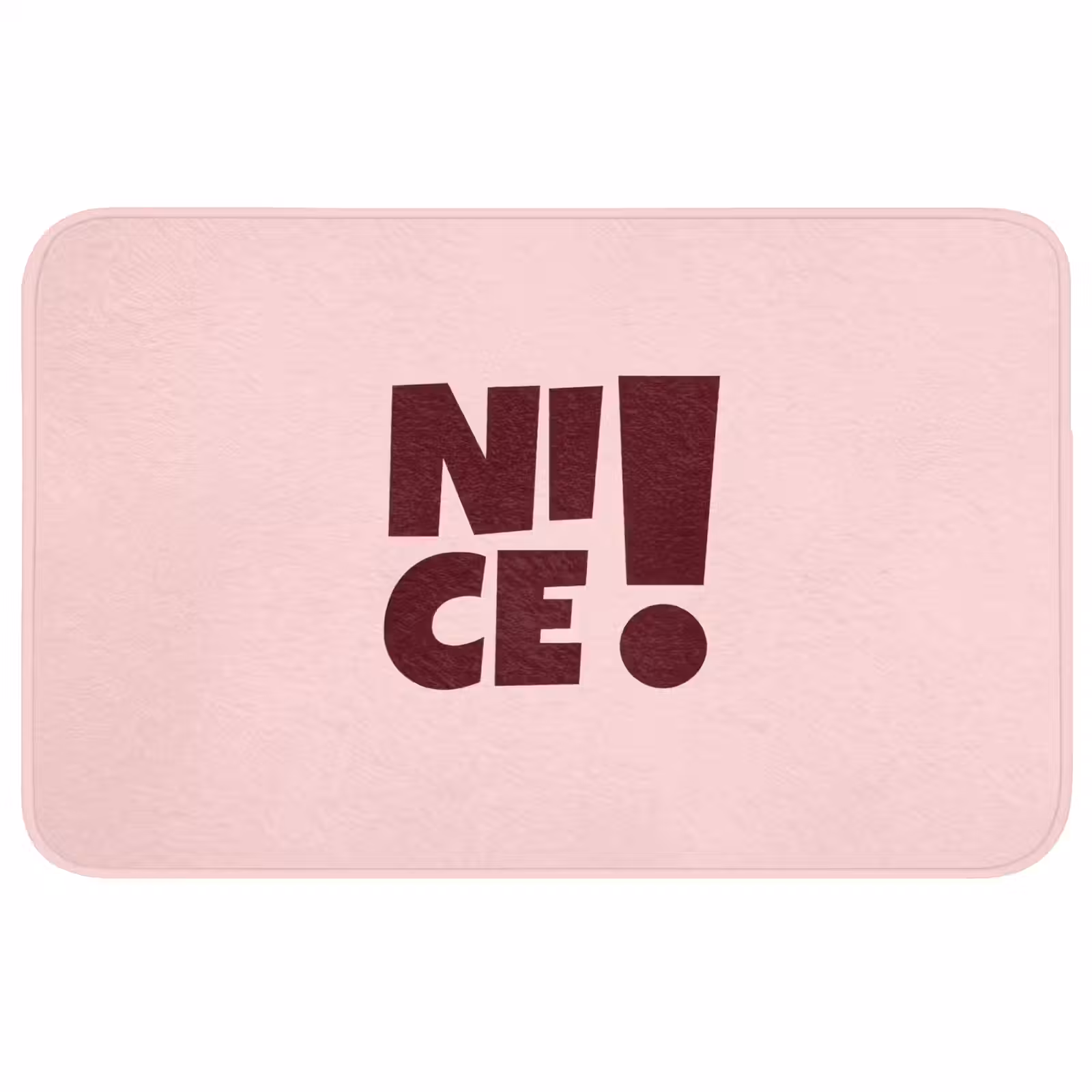 Badmat - Nice - Uitroepteken - Roze — 1