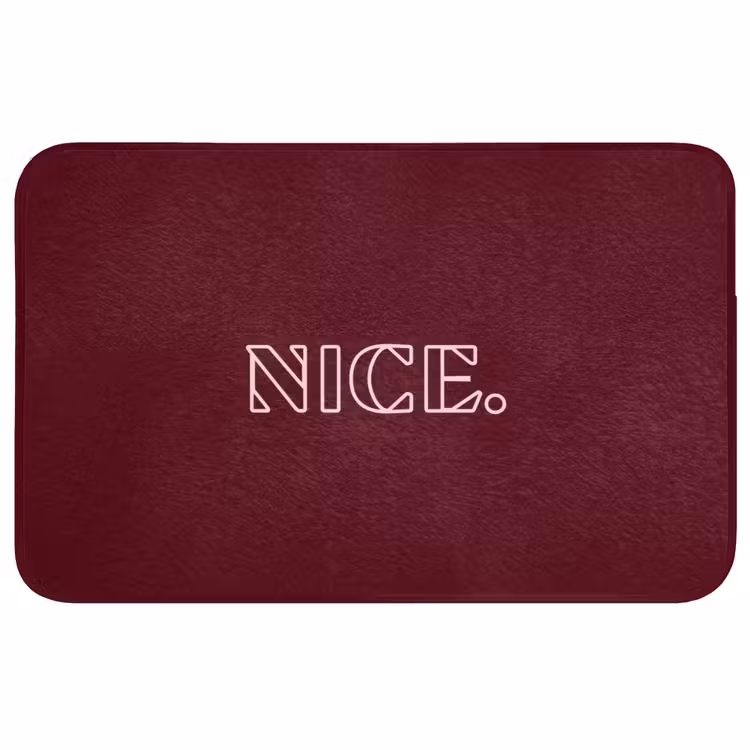 Badmat - Bordeaux - Nice - minimalistisch — 1