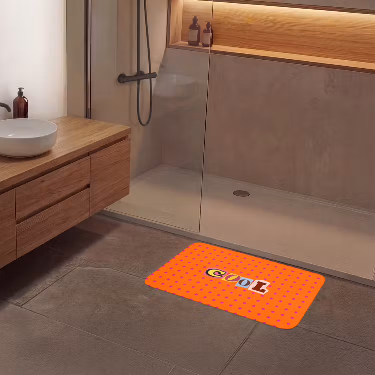 Badmat - Cool - Stippen - Oranje — 6