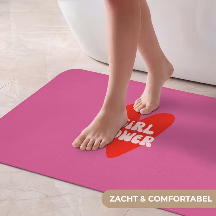 Badmat - Girl power - Hart - Roze - Rood — 5