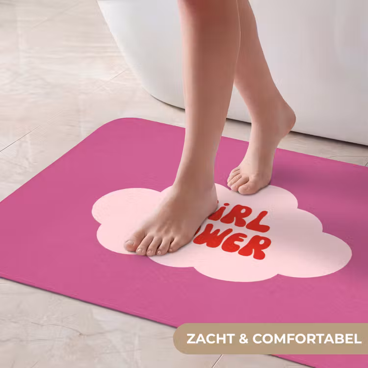 Badmat - Girl power - Wolk - Roze — 5