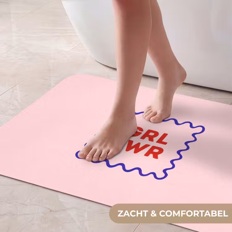 Badmat - Grl pwr - Roze - Kader — 5