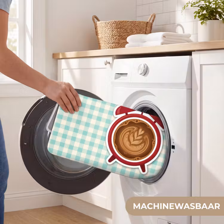 Badmat - Koffie - Klok - Groen — 7