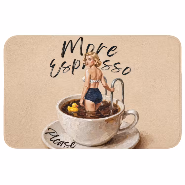 Badmat - More espresso - Koffie - Eend — 1