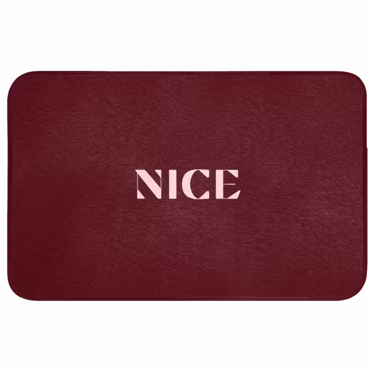 Badmat - Nice - Bordeaux - Roze — 1