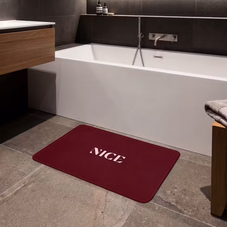 Badmat - Nice - Bordeaux - Roze — 4