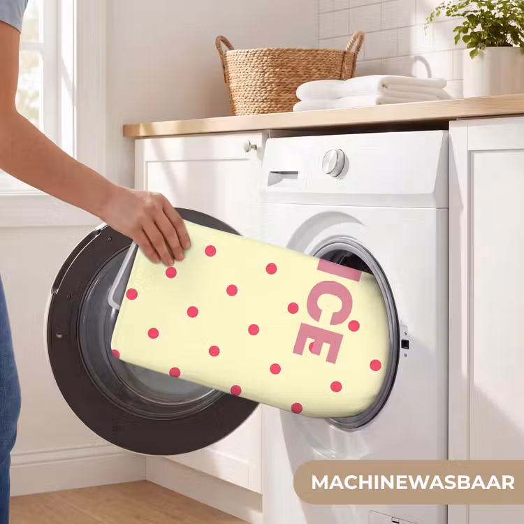 Badmat - Nice - Stippen - Roze - Geel — 7