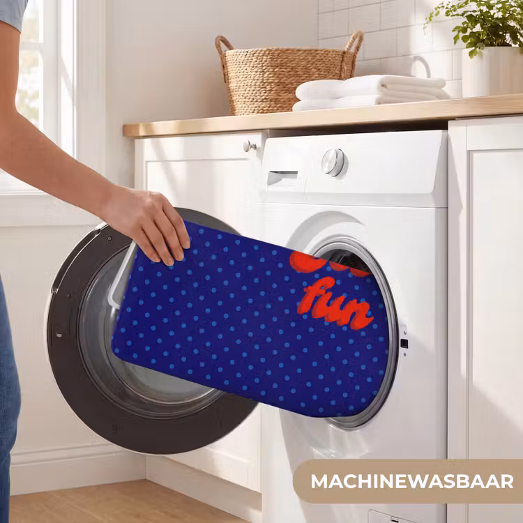 Badmat - Yes fun - Rood - Blauw - Stippen — 7