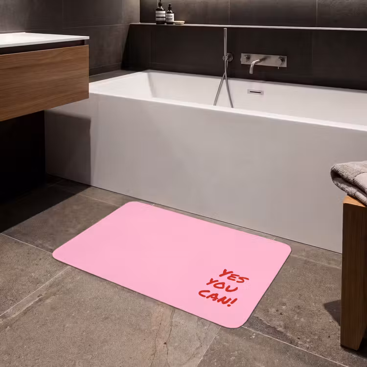 Badmat - Yes you can do it - Rood - Roze — 4