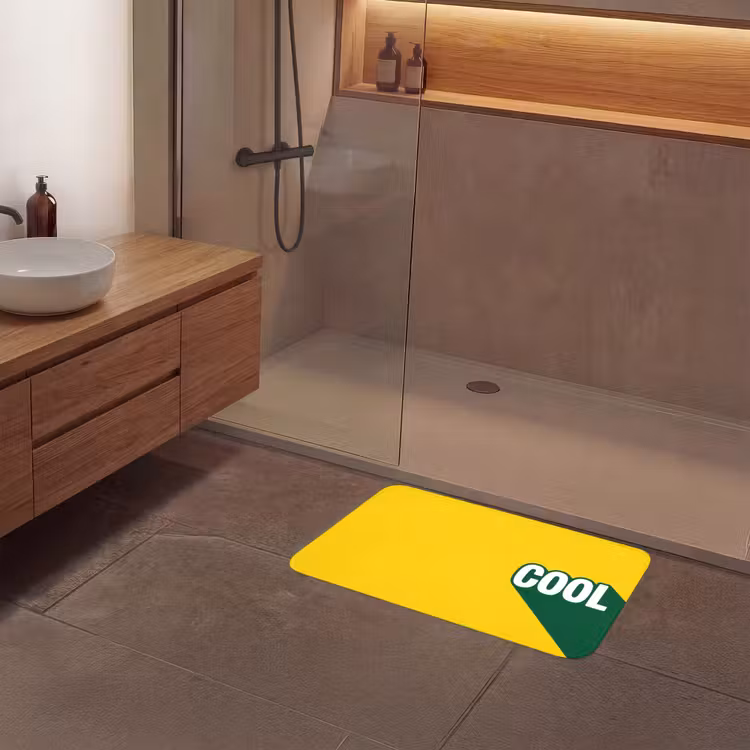 Badmat - Cool - Geel - Groen — 6