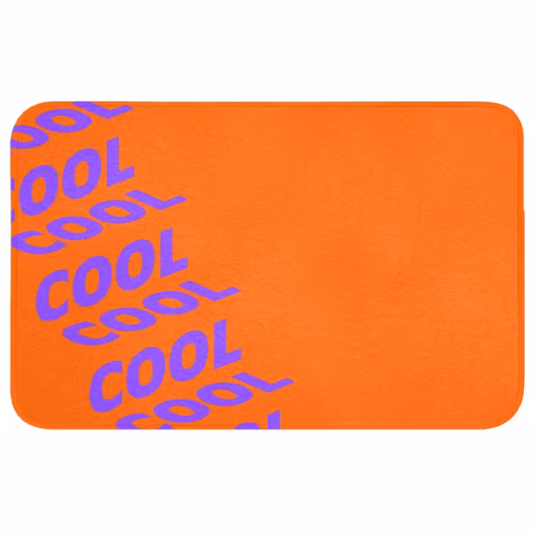 Badmat - Cool - Paars - Oranje — 1