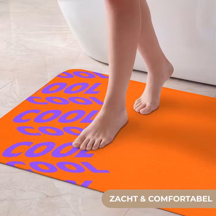 Badmat - Cool - Paars - Oranje — 5
