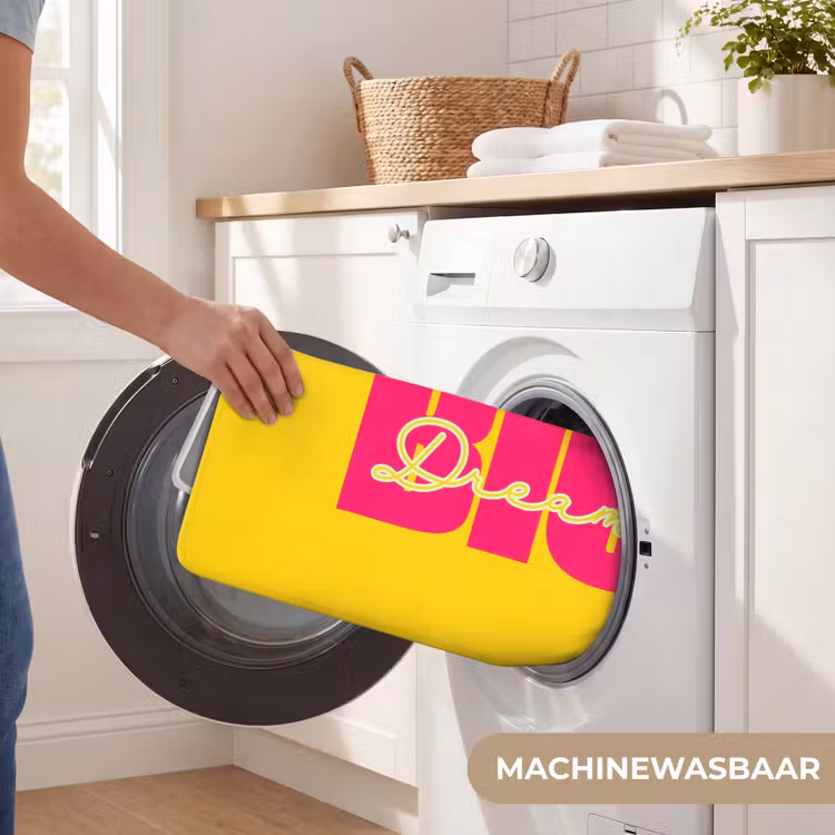 Badmat - Dream big - Geel - Roze — 7