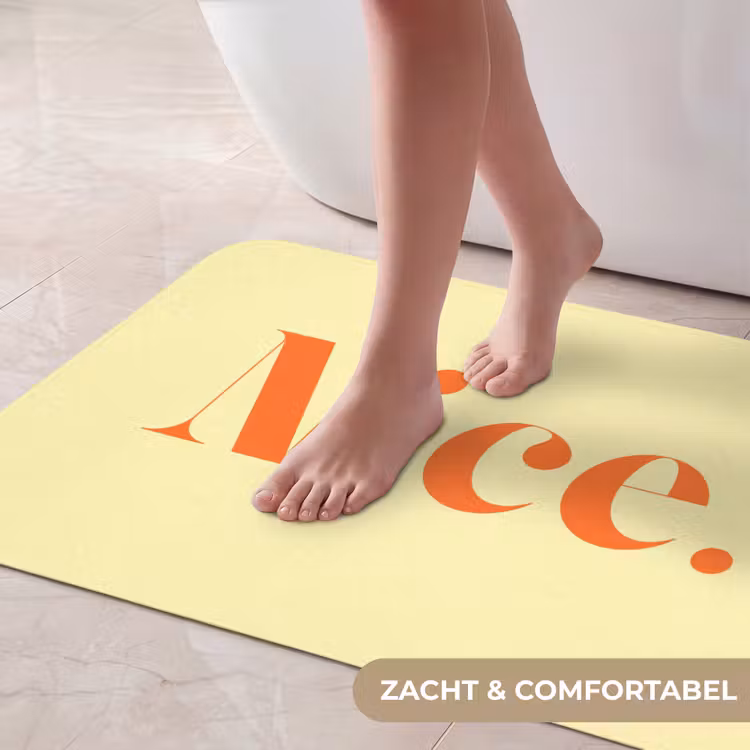 Badmat - Nice - Oranje - Geel - Minimalistisch — 5