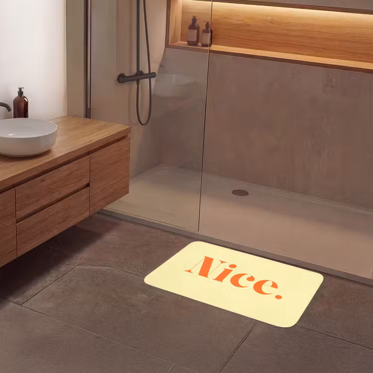 Badmat - Nice - Oranje - Geel - Minimalistisch — 6